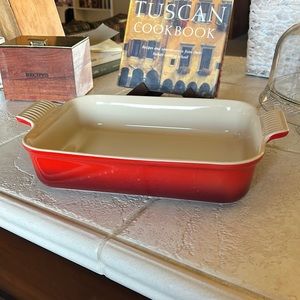 Le Creuset Heritage stoneware rectangular dish